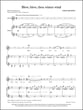 Blow, Blow, Thou Winter Wind Vocal Solo & Collections sheet music cover